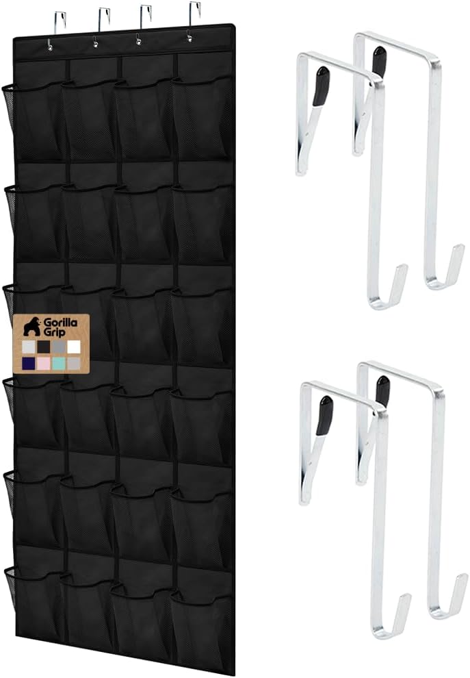 Gorilla Grip over the door mesh shoe organizer